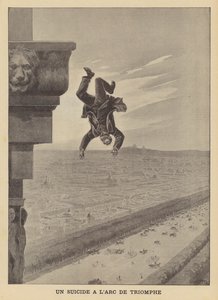 Suicide at the Arc de Triomphe by French School